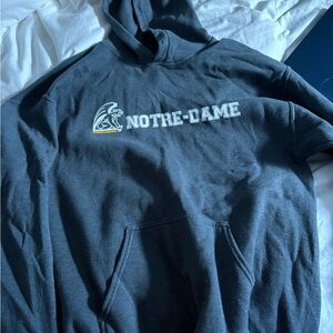 Gildan Dark Gray Notre Dame Hoodie
